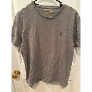Polo Ralph Lauren Mens Short Sleeve Crewneck T-Shirt Heather Grey Size Medium